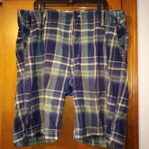 Nautica Blue and Green Flat Front Shorts